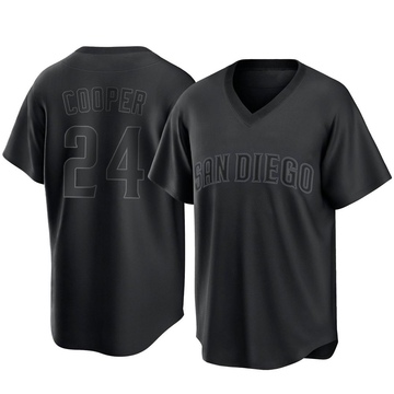 Men's Garrett Cooper San Diego Padres Authentic Brown Road Jersey